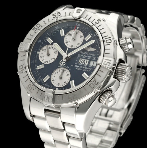 Часовник Breitling Superocean - Хронографски часовник II A13340 от стомана 58 Facettes BTL/SOC/104