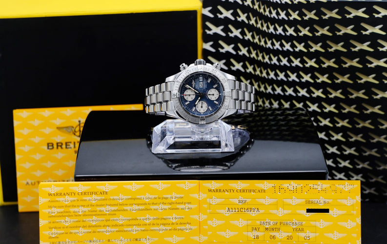 Часовник Breitling Superocean - Хронографски часовник II A13340 от стомана 58 Facettes BTL/SOC/104