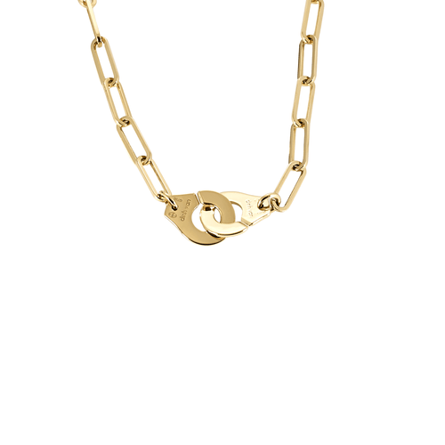 Dinh Van Menottes - Große Halskette aus Gelbgold 58 Facettes BO/250037