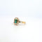 Bague 54 Anello - Smeraldo et diamants en or jaune 58 Facettes