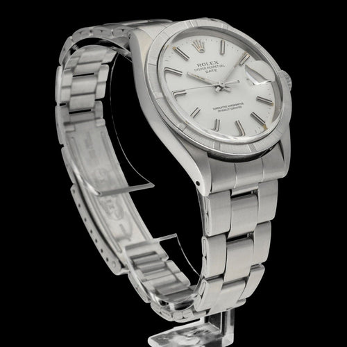 Montre Rolex Oyster Perpetual Date 1501 - Montre en acier, 1971 58 Facettes ROL/OPD/186