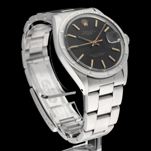 Montre Rolex Oyster Perpetual Date 1501 - Montre automatique en acier 58 Facettes ROL/OPD/259