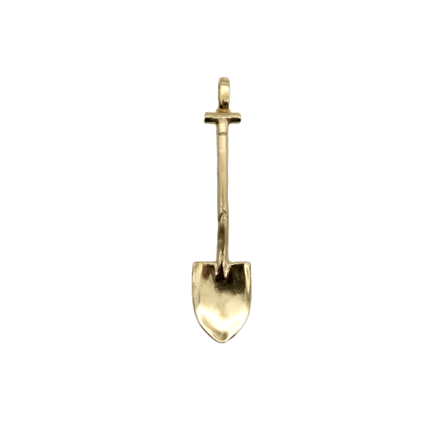 Signature Pendant - 14K gold shovel pendant 58 Facettes A2001H