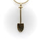 Signature Pendant - 14K gold shovel pendant 58 Facettes A2001H