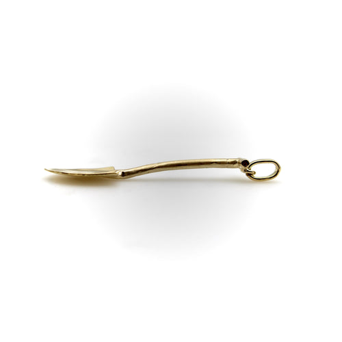 Signature Pendant - 14K gold shovel pendant 58 Facettes A2001H