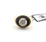 Bague 52 Anello en or jaune 18 kt avec diamant et onyx 58 Facettes 299/26 C