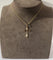 Pendentif Croix - Pendentif vintage godronné en or jaune 18 carats 58 Facettes Pendentif