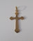 Pendentif Croix - Pendentif vintage godronné en or jaune 18 carats 58 Facettes Pendentif