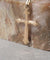 Pendentif Croix - Pendentif vintage godronné en or jaune 18 carats 58 Facettes Pendentif