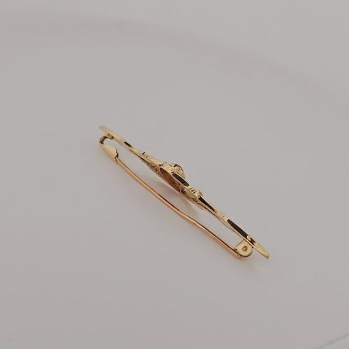 Broche Broche en or jaune, grenat et diamants 58 Facettes 3042187