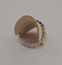 Bague 55 Alliance - Bague diamants en or blanc 58 Facettes 1056177