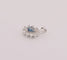 Pendentif Pendentif saphir et diamants en or blanc 58 Facettes 3043136-3042136