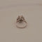Bague 51.5 Bague entourage en or blanc 18 carats et brillants 58 Facettes 2153637