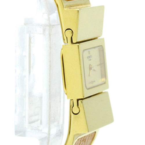 Montre Hermès Loquet - Montre quartz plaquée or et lézard 58 Facettes r2qb5jyoc8