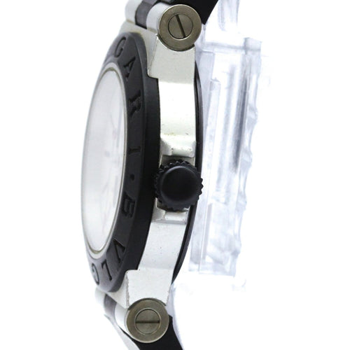 Montre Bvlgari - Montre Diagono Quartz en acier inoxydable et caoutchouc 58 Facettes z67gt5uuth