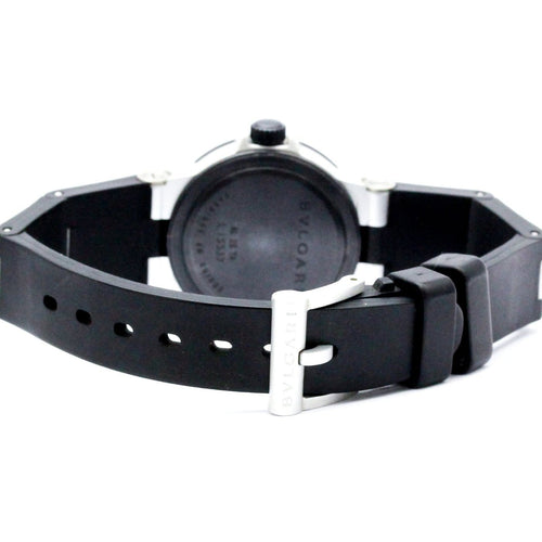 Montre Bvlgari - Montre Diagono Quartz en acier inoxydable et caoutchouc 58 Facettes z67gt5uuth
