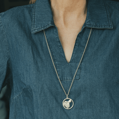 Collier Hermès - Collier sautoir vintage en argent 58 Facettes 50230