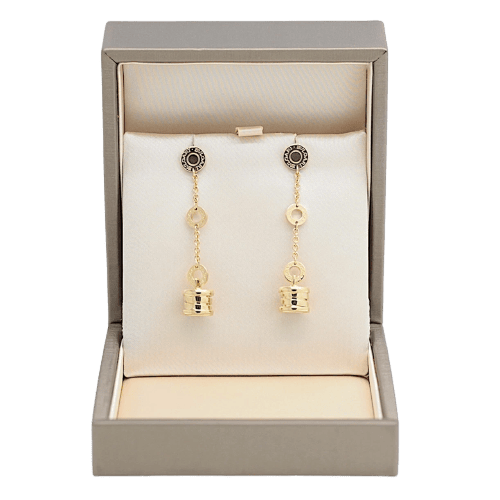 Boucles d'oreilles Bulgari B.zero1 - Boucles d'oreilles en or jaune avec charms 58 Facettes 23033