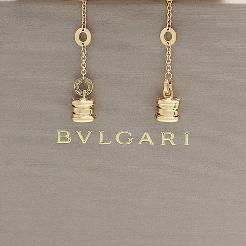 Boucles d'oreilles Bulgari B.zero1 - Boucles d’oreilles en or jaune avec charms pendants 58 Facettes 23033