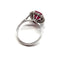 Bague 54 Bague entourage rubis et diamants en or blanc 18K 58 Facettes BO/260028