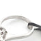 Bague 55 Bague en or blanc 18 kt avec rubis central et diamants 58 Facettes 322/26 C