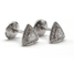 Boucles d'oreilles Boucles d'oreilles en or blanc 18K et diamants 58 Facettes BOV/260022