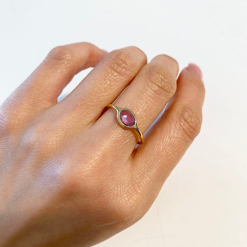 Bague 57 Love More - Bague en or 18K et saphir rose 58 Facettes GBR1206YK58
