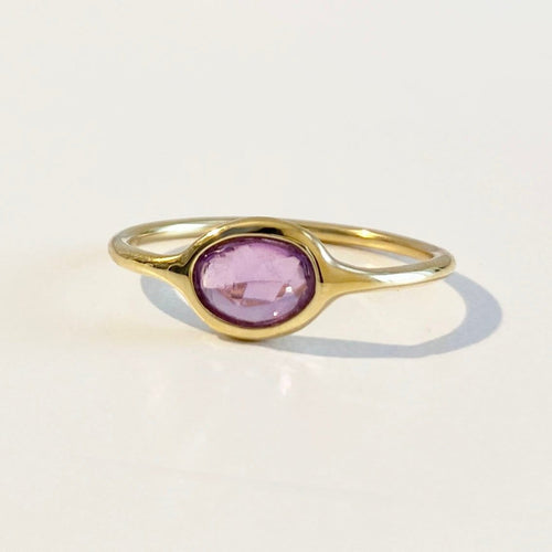 Bague 57 Love More - Bague en or 18K et saphir rose 58 Facettes GBR1206YK58