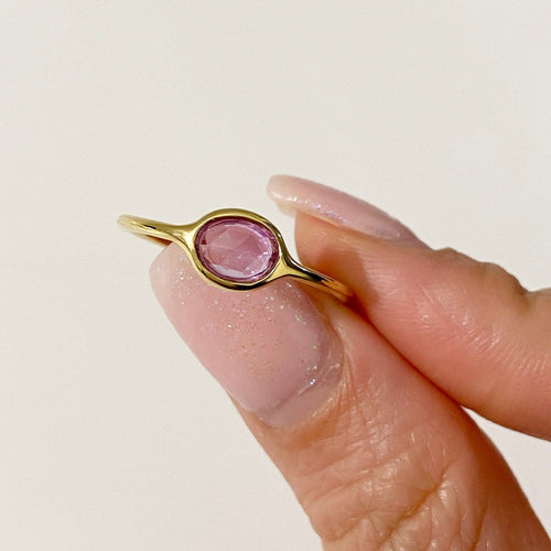 Bague 57 Love More - Bague en or 18K et saphir rose 58 Facettes GBR1206YK58