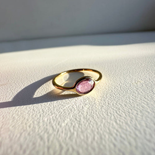Bague 57 Love More - Bague en or 18K et saphir rose 58 Facettes GBR1206YK58