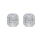 Boucles d'oreilles Boucles d'oreilles en or blanc 18K et diamants 58 Facettes GER1033WG
