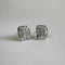 Boucles d'oreilles Boucles d'oreilles en or blanc 18K et diamants 58 Facettes GER1033WG