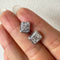 Boucles d'oreilles Boucles d'oreilles en or blanc 18K et diamants 58 Facettes GER1033WG