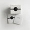 Boucles d'oreilles Boucles d'oreilles triangulaires en or blanc 18K et diamants 58 Facettes GER1044WG