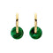 Boucles d'oreilles Jullie - Boucles d’oreilles en malachite verte 58 Facettes SER1020YG