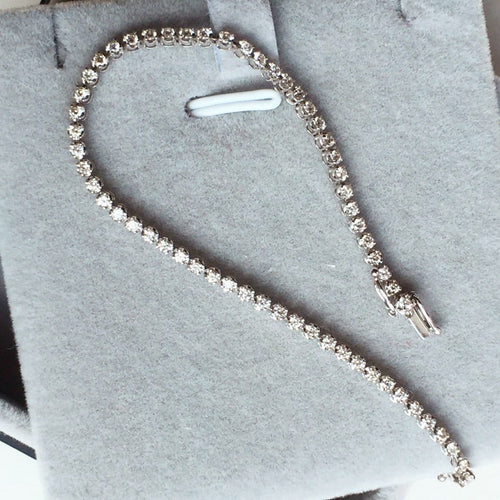 Bracelet AITCHES - Bracelet tennis diamants en or blanc 18K 58 Facettes GBT1330WG