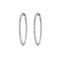 Boucles d'oreilles AITCHES - Boucles d'oreilles créoles Embrace en or blanc 18K et diamants 58 Facettes GER1054WG