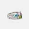 Bague 54 BVLGARI Allegra - Bague en or blanc diamants et pierres fines 58 Facettes 175