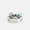 Bague 54 BVLGARI Allegra - Bague en or blanc diamants et pierres fines 58 Facettes 175