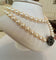 Collier Collier ras-du-cou antique en or jaune 14 k, diamants taille rose et perles 58 Facettes collier