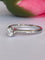 Bague 54 Bague de fiançailles - Solitaire en or blanc 18 kt diamants 58 Facettes ring