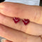 Boucles d'oreilles Ruby by Heart - Boucles d'oreilles en or 18K et rubis 58 Facettes GER1343YG