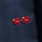 Boucles d'oreilles Ruby by Heart - Boucles d'oreilles en or 18K et rubis 58 Facettes GER1343YG