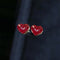 Boucles d'oreilles Ruby by Heart - Boucles d'oreilles en or 18K et rubis 58 Facettes GER1343YG