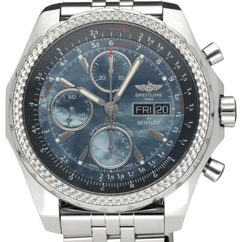 Montre Breitling Bentley GT - Montre automatique en acier et nacre 58 Facettes BTL/BTY/012