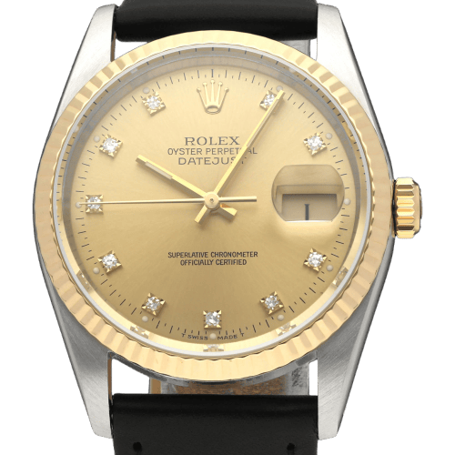 Montre Rolex Datejust - Montre 16233G en or et acier 58 Facettes ROL/DJ1/1413