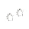 Oorbellen van witgoud met saffieren en diamanten 58 Facettes 40916