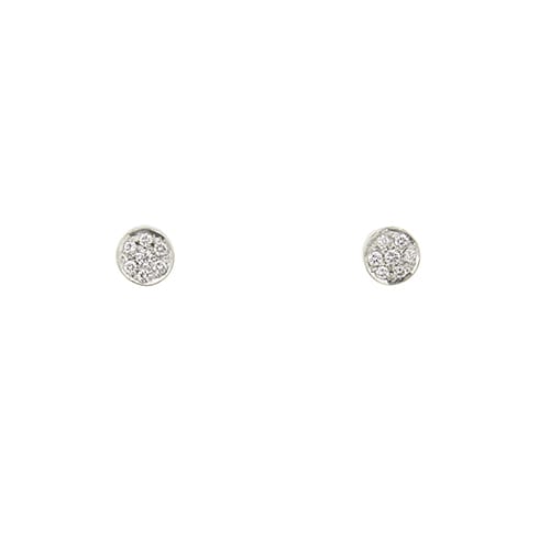 Stiftörhängen i vitt guld och diamanter 0,32 ct 58 Facettes 39409