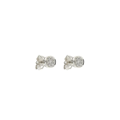 Stiftörhängen i vitt guld och diamanter 0,32 ct 58 Facettes 39409