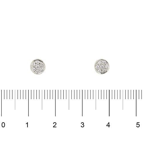 Örhängen Örhängen stiftörhängen i vitt guld och diamanter 0,32 ct 58 Facettes 39409